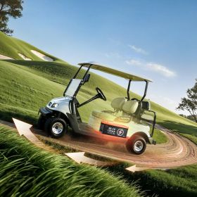 36V 105Ah Golf Cart Lithium Battery 20A Charger LCD Monitor & 4000+ Cycle (Option: Multicolor)