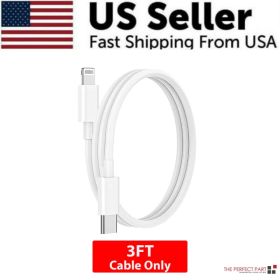 2024 20W USB-C Fast Charger PD Adapter Cable For iPhone 14/13/12/11 XR Pro iPad (Option: 3FT PD USB C Cable)
